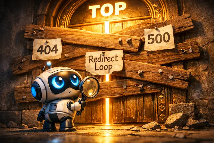 Ошибка 404 перед золотыми воротами